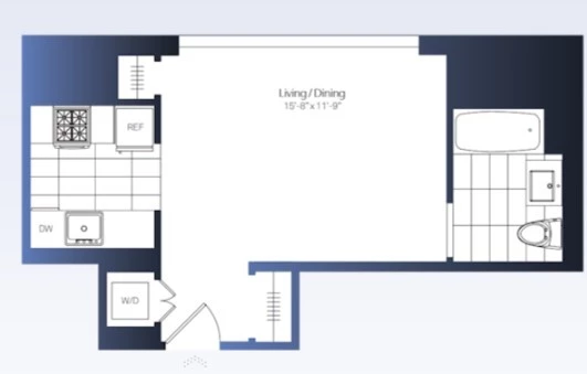 Studio Apartment for rent in Midtown West - Manhattan, New York