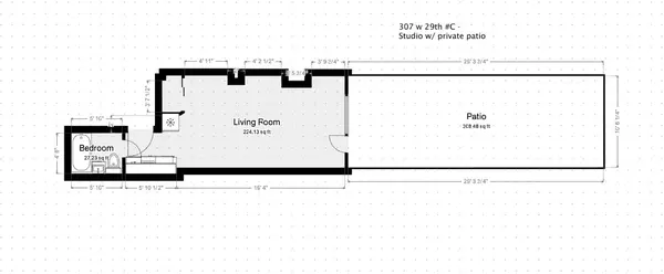 Studio Apartment for rent in Chelsea - Manhattan, New York