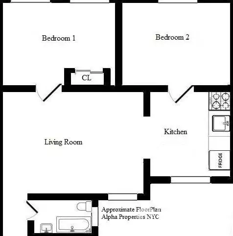 2 bedrooms apartment for rent in Harlem - Manhattan, New York