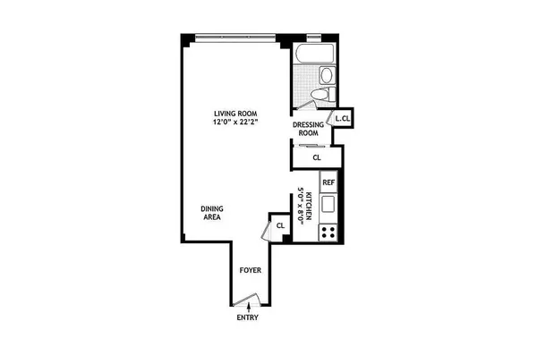 Studio Apartment for rent in Midtown West - Manhattan, New York