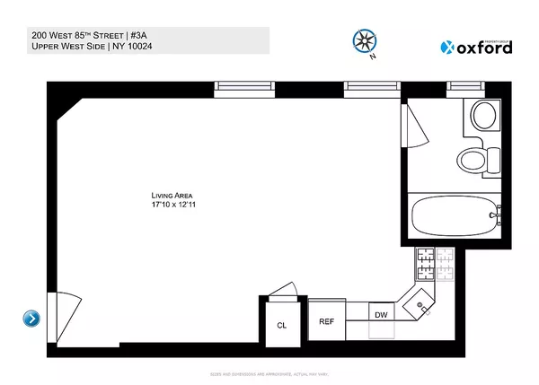 Studio Apartment for rent in Upper West Side - Manhattan, New York