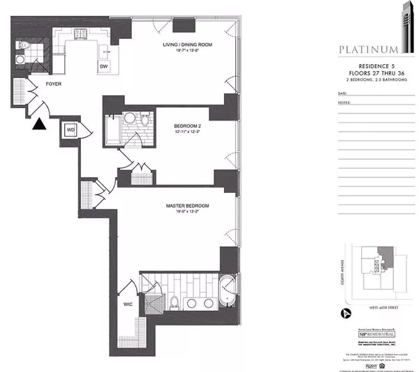 2 bedrooms apartment for rent in Midtown West - Manhattan, New York