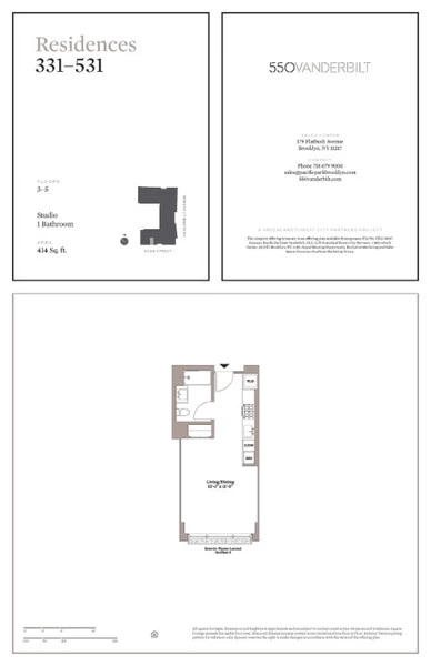 Studio Apartment for rent in Prospect Heights - Brooklyn, New York