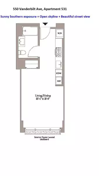 Studio Apartment for rent in Prospect Heights - Brooklyn, New York