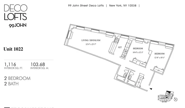 2 bedrooms apartment for rent in FiDi - Manhattan, New York