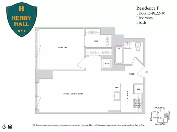 1 bedroom apartment for rent in Midtown West - Manhattan, New York