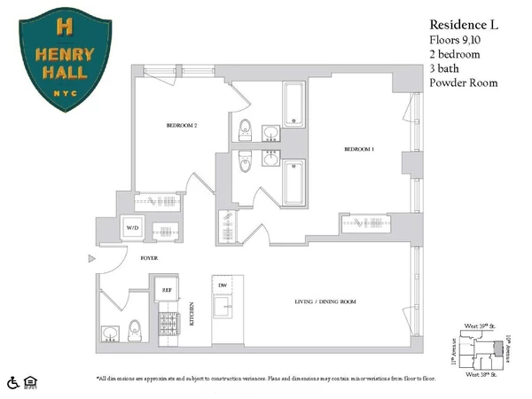 2 bedrooms apartment for rent in Midtown West - Manhattan, New York