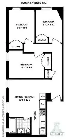 3 bedrooms apartment for rent in Upper East Side - Manhattan, New York