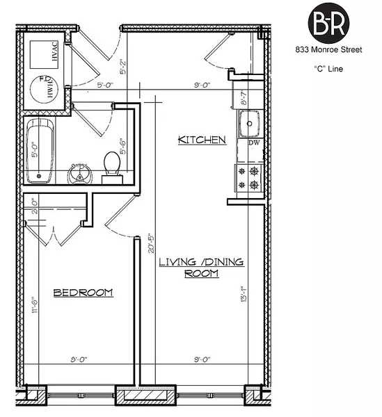 1 bedroom apartment for rent in Bedford Stuyvesant - Brooklyn, New York