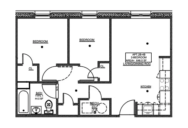 2 bedrooms apartment for rent in Bushwick - Brooklyn, New York