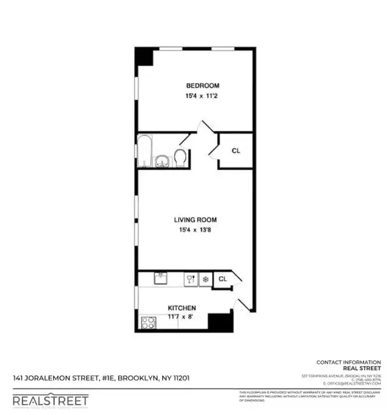 1 bedroom apartment for rent in Brooklyn Heights - Brooklyn, New York