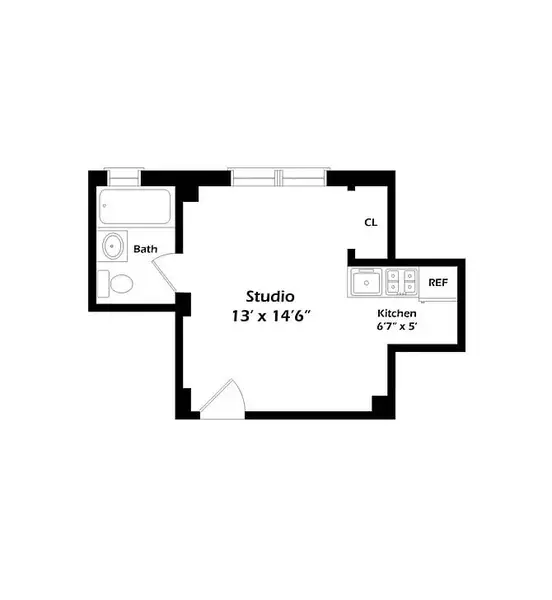 Studio Apartment for rent in Upper West Side - Manhattan, New York