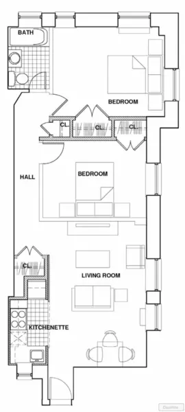 2 bedrooms apartment for rent in Harlem - Manhattan, New York