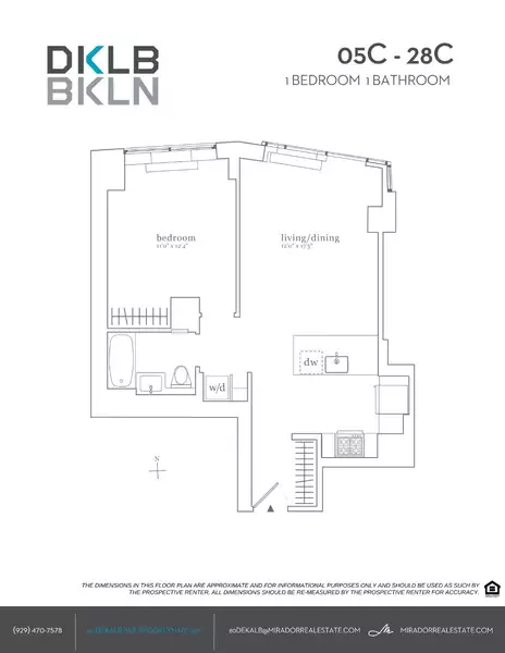 1 bedroom apartment for rent in Fort Greene - Brooklyn, New York