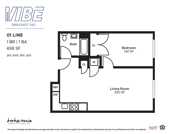 1 bedroom apartment for rent in Concourse Village - The Bronx, New York