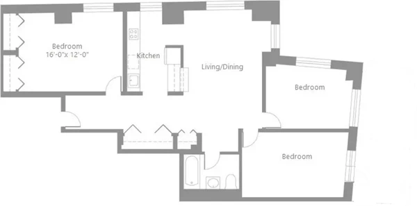 3 bedrooms apartment for rent in FiDi - Manhattan, New York