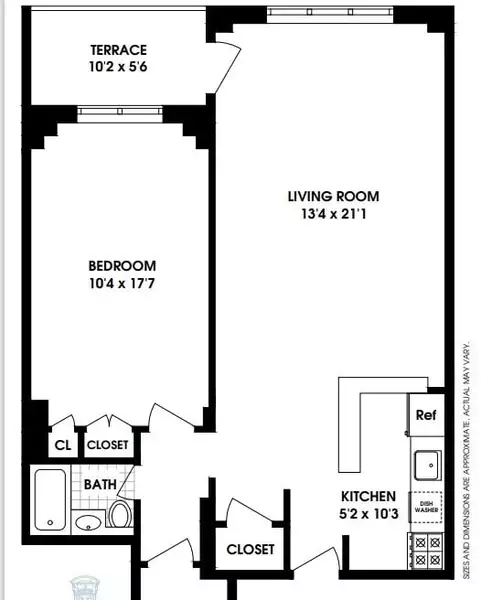 1 bedroom apartment for rent in Midtown West - Manhattan, New York