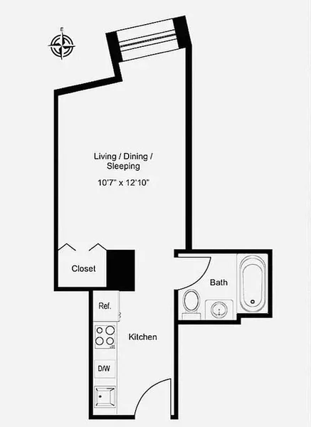 Studio Apartment for rent in FiDi - Manhattan, New York