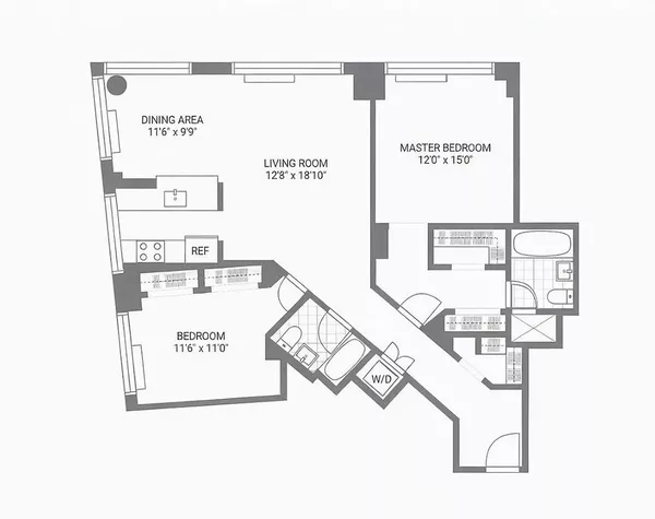 2 bedrooms apartment for rent in Upper West Side - Manhattan, New York
