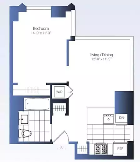 1 bedroom apartment for rent in Midtown West - Manhattan, New York