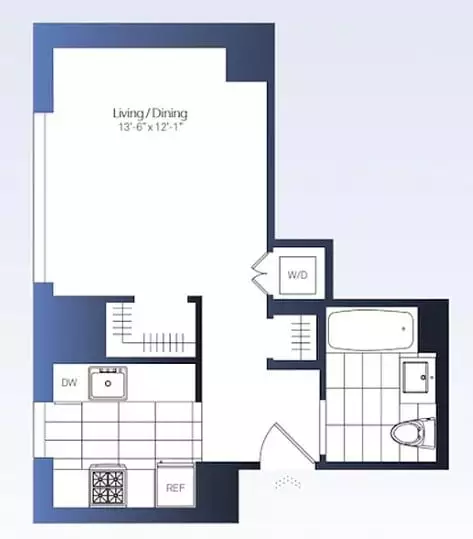 Studio Apartment for rent in Midtown West - Manhattan, New York
