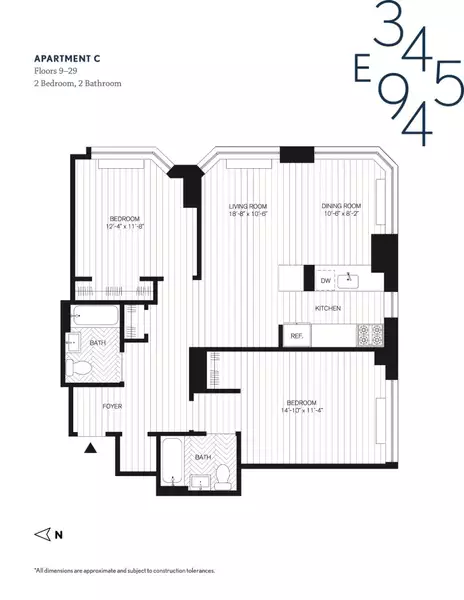 2 bedrooms apartment for rent in Upper East Side - Manhattan, New York