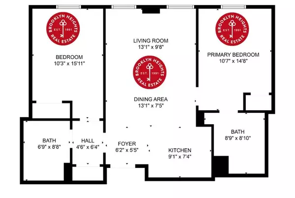 2 bedrooms apartment for rent in Brooklyn Heights - Brooklyn, New York