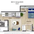 Studio Apartment for rent in Lincoln Park - North Side, Chicago