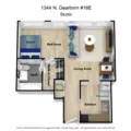 Studio Apartment for rent in Gold Coast - Central, Chicago