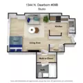 Studio Apartment for rent in Gold Coast - Central, Chicago