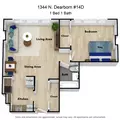 1 bedroom apartment for rent in Gold Coast - Central, Chicago