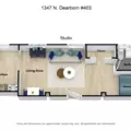 Studio Apartment for rent in Gold Coast - Central, Chicago