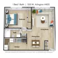1 bedroom apartment for rent in Lincoln Park - North Side, Chicago