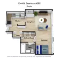 Studio Apartment for rent in Gold Coast - Central, Chicago
