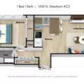 1 bedroom apartment for rent in Gold Coast - Central, Chicago
