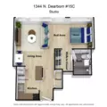 Studio Apartment for rent in Gold Coast - Central, Chicago